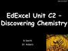 EdExcel Unit C2 – Discovering Chemistry