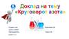 Доклад на тему «Круговорот азота»