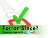 For or Since? Cursos de Inglés ATS