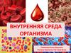 Внутрення среда организма
