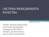Система менеджмента качества. Общие понятия управления качеством. Требования стандартов ISO 9001 и API Spec. Q1