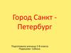 Город Санкт-Петербург
