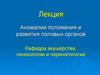 Аномалии положения и развития половых органов