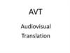 AVT. Audiovisual Translation