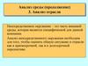 Анализ среды (продолжение). Анализ отрасли