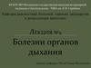 Болезни органов дыхания