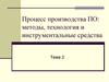 Процесс производства ПО: методы, технология и инструментальные средства