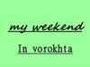 My weekend