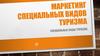 Маркетинг специальных видов туризма