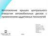 Изготовление крышек центрального отверстия автомобильных дисков с применением аддитивных технологий
