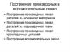 Построение производных и вспомогательных лекал