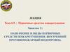 Назначение и виды первичных средств пожаротушения. Внутренний противопожарный водопровод