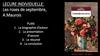 Lecure individuelle: Les roses de septembre, A. Maurois